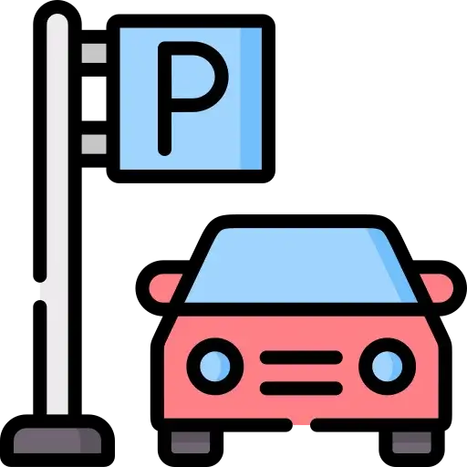 Parking area at Noida Sports City